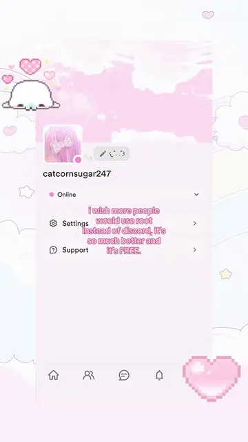 i love this app || @rootappofficial ||#rootapp #cute #pink #discord #moots? 