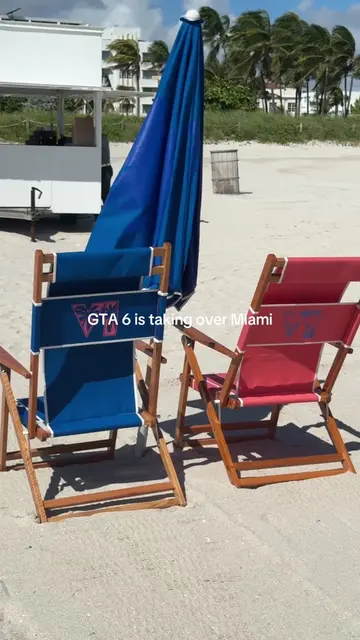 GTA 6 taking over Miami 🌴 From the beach to the streets, this GTA 6 promotion f