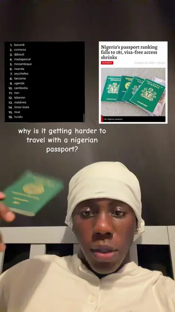 nigerian passport in shambles .. 16 destinations moved to visa on arrival + 4 re
