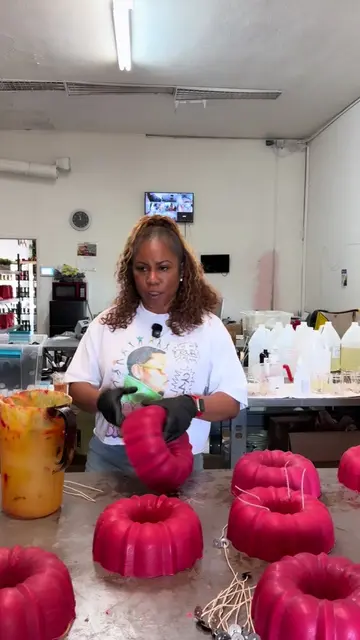 Come behind the scenes at Simply Scents Candle Co. as I create our Red Velvet an