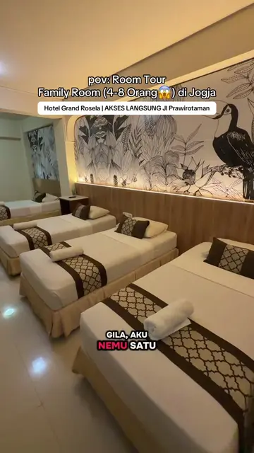 Nginep di Jogja buat 4-8 orang, lokasi strategis dekat malioboro n LANGSUNG di J