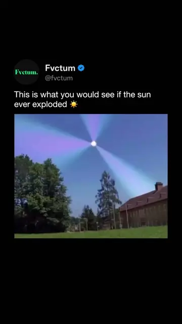 The Sun cannot actually explode like a supernova because it doesn't have enough 
