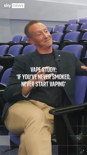 'If you've never smoked, don't start vaping', study warns A long-term study foun