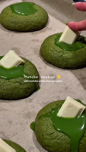 Matcha cookies 🍪  #fyp #viral #cook #FoodTok #recipes 