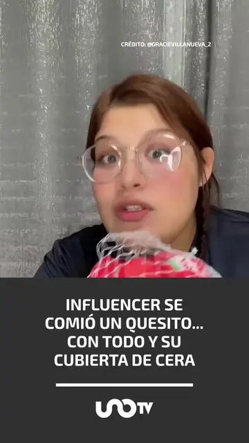 Una influencer causó revuelo en redes tras probar por primera vez un #queso… con