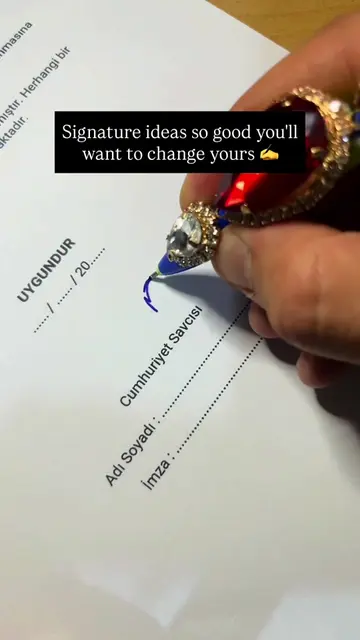 Signature ideas, all drawn by hand, one loop at a time ✍️ Yakışıklı İmza is a Tu