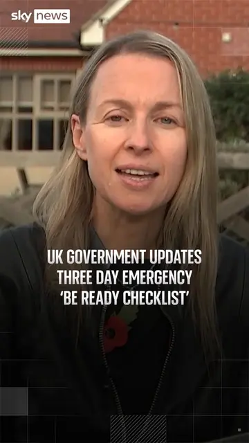 The government has updated its emergency-preparedness website, as the UK faces i