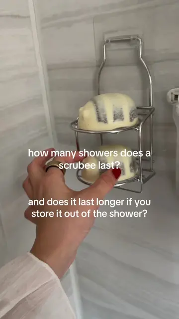 testing whether a scrubee lasts longer if you keep it out of the shower …. case 