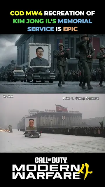 💀 COD MW4 REALLY RECREATED KIM JONG IL’S FUNERAL?! 😳🇰🇵 BRO, THIS SCENE LOOKS