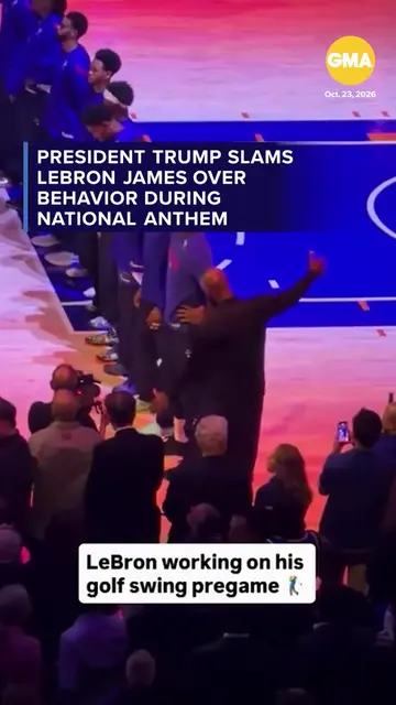 President Trump called LeBron James a "total disgrace" over a video appearing to