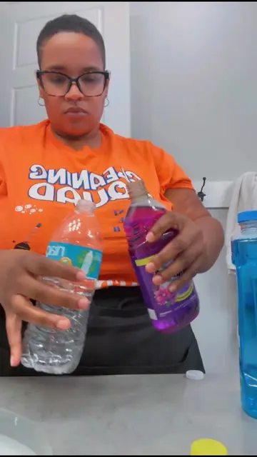 Cleaning Coach Josie finally tried the combo everybody keeps posting 💜 Purple F