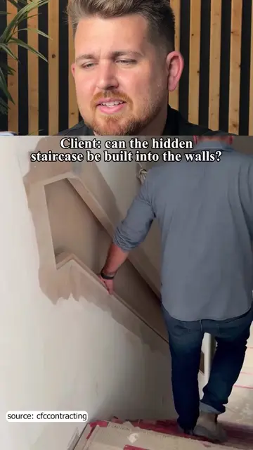 Okay, THIS is clean. 👏 At first glance, you might hear “hidden staircase.” Not 
