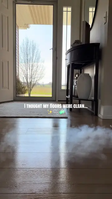 I thought my floors were clean until I saw what this Shark steam mop picked up! 