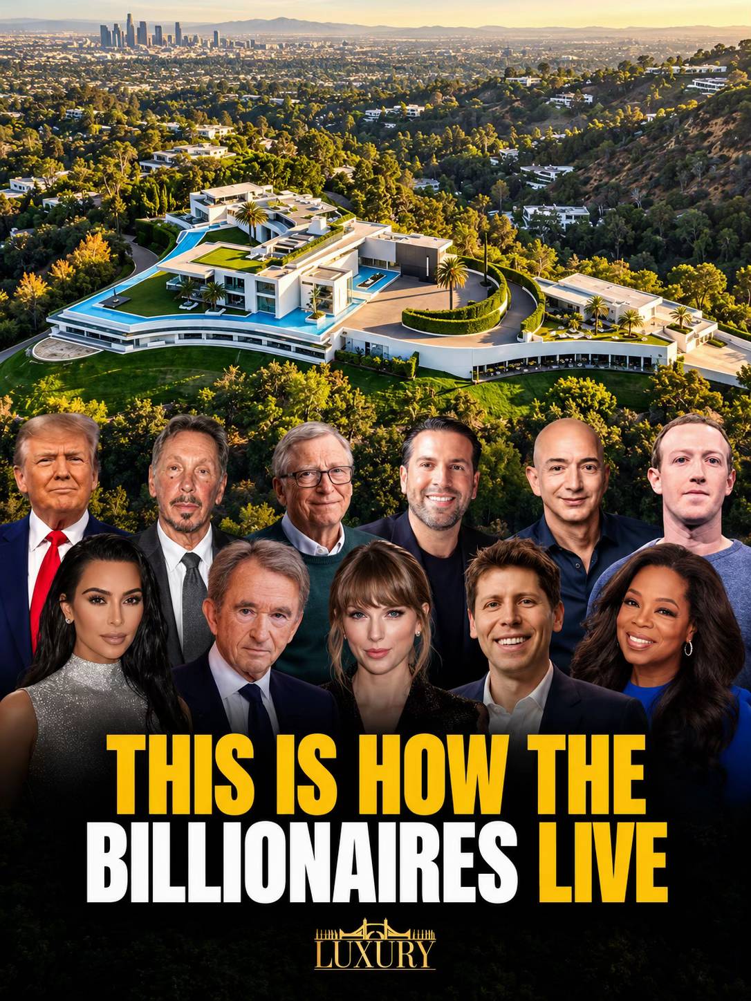 This is how billionaires really live. Not just the biggest houses, but the ones 