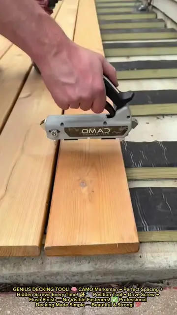 GAME CHANGER! ⚡ How To Install Deck Boards With Perfect Spacing &amp; Hidden Scr
