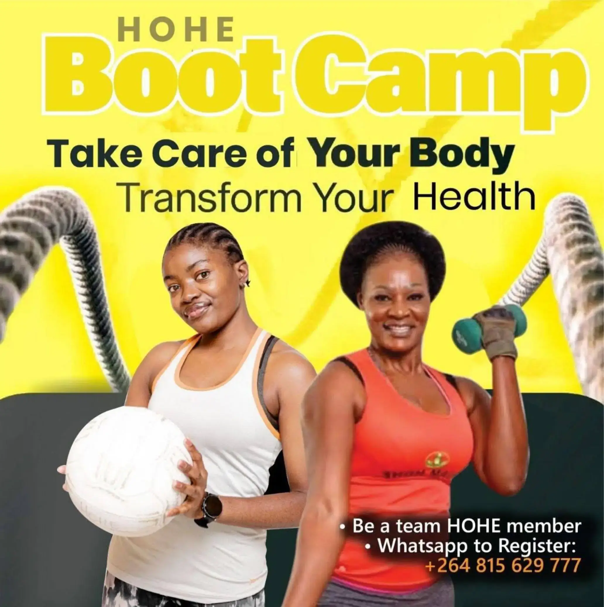 Ready to take charge of your health? Join the HOHE Bootcamps   to transform your