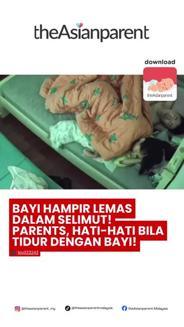 Kita faham kadang-kadang mak ayah terlampau penat kerja sampai tertidur mati di 
