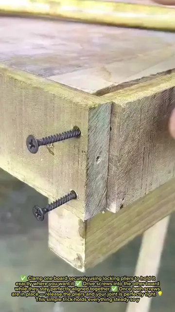 Perfect Joints Every Time — Hold Boards Tight While You Screw ⚡