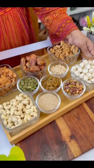 Healthy Dry Fruits Ladoo Recipe Best For Skin & Hair Ingredients : Desi Ghee - 1